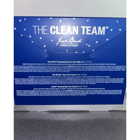 Jack Black The Clean Team Body & Hair Cleanser Trio - Picture 2 of 2